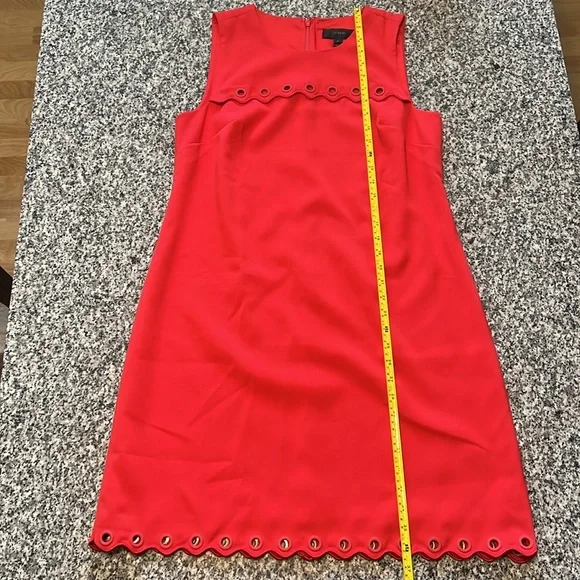 NWT. J. Crew sleeveless dress with grommet details - Picture 2 of 4